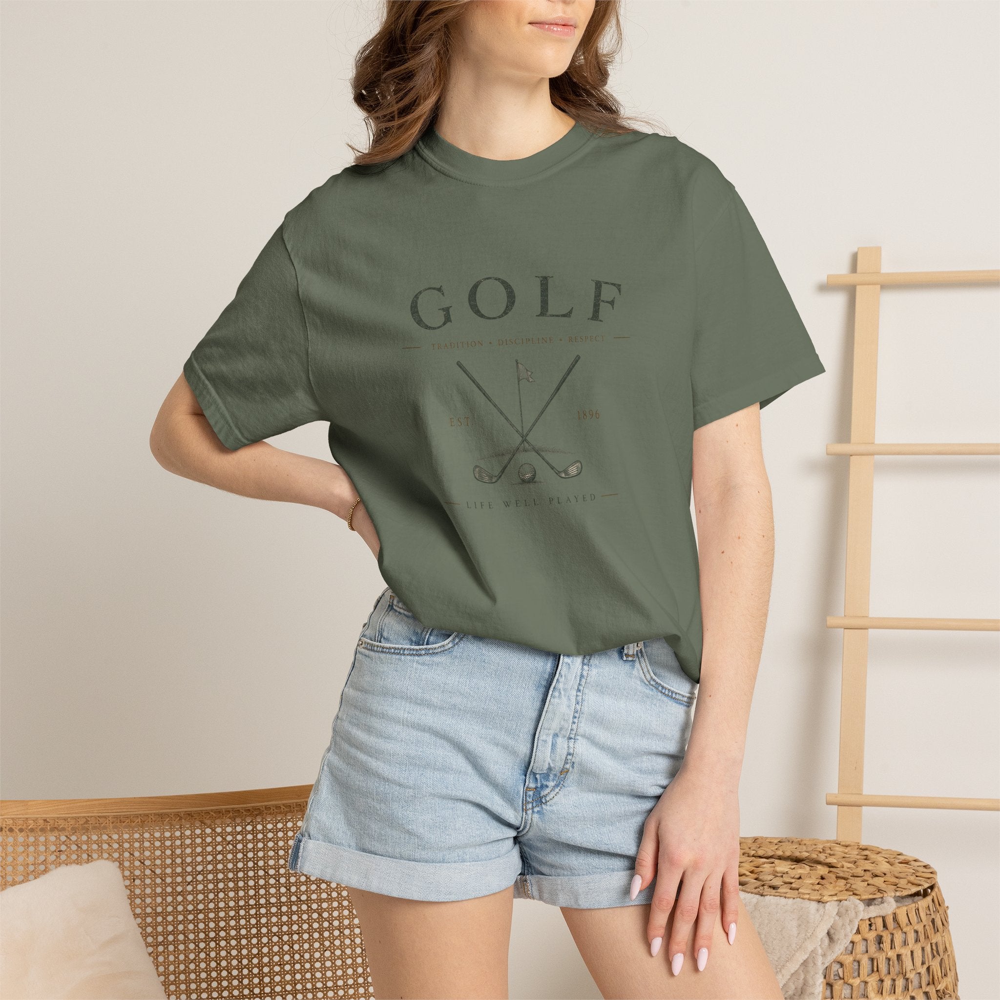 Golf Crossed Clubs - T‑Shirt
