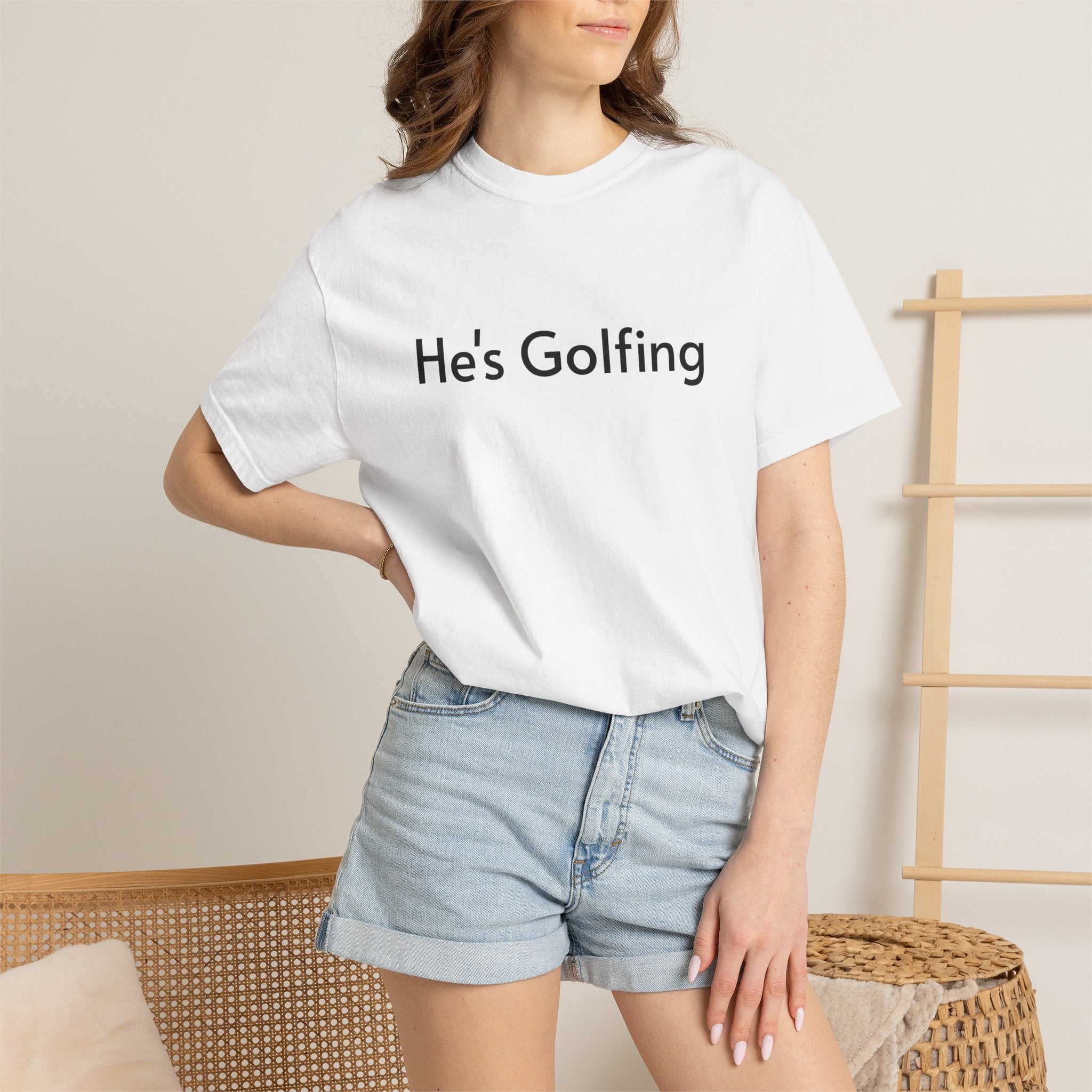 He's Golfing - T-Shirt