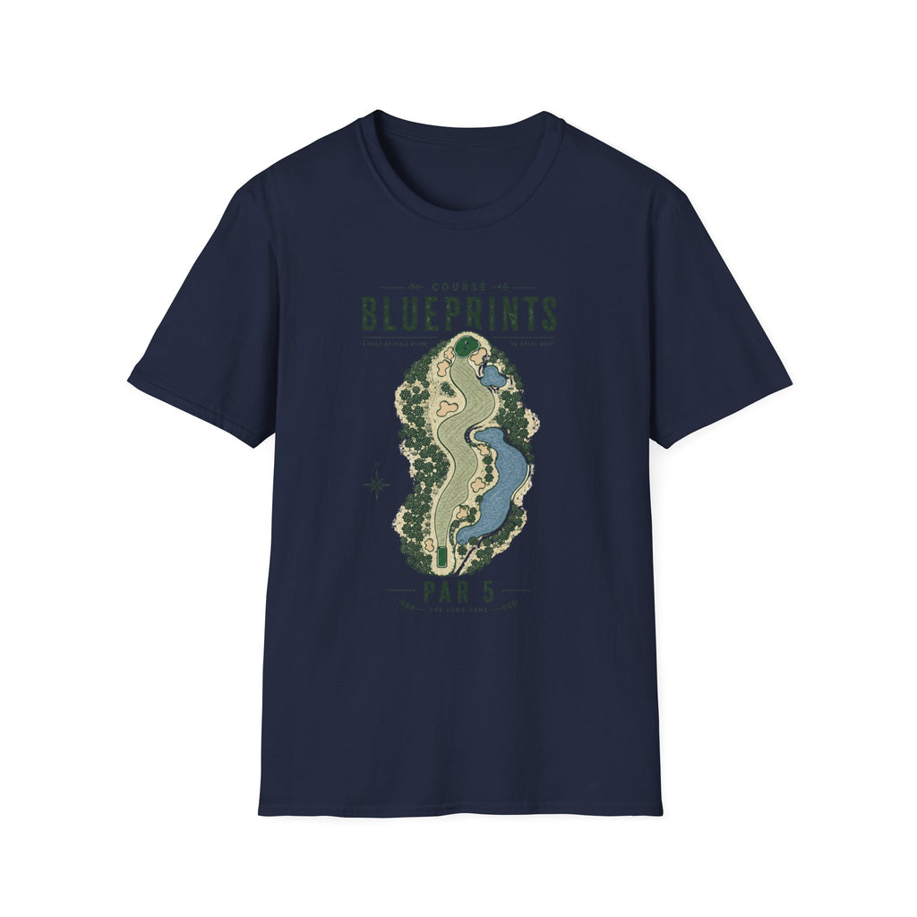 Golf Course Blueprint - T-Shirt