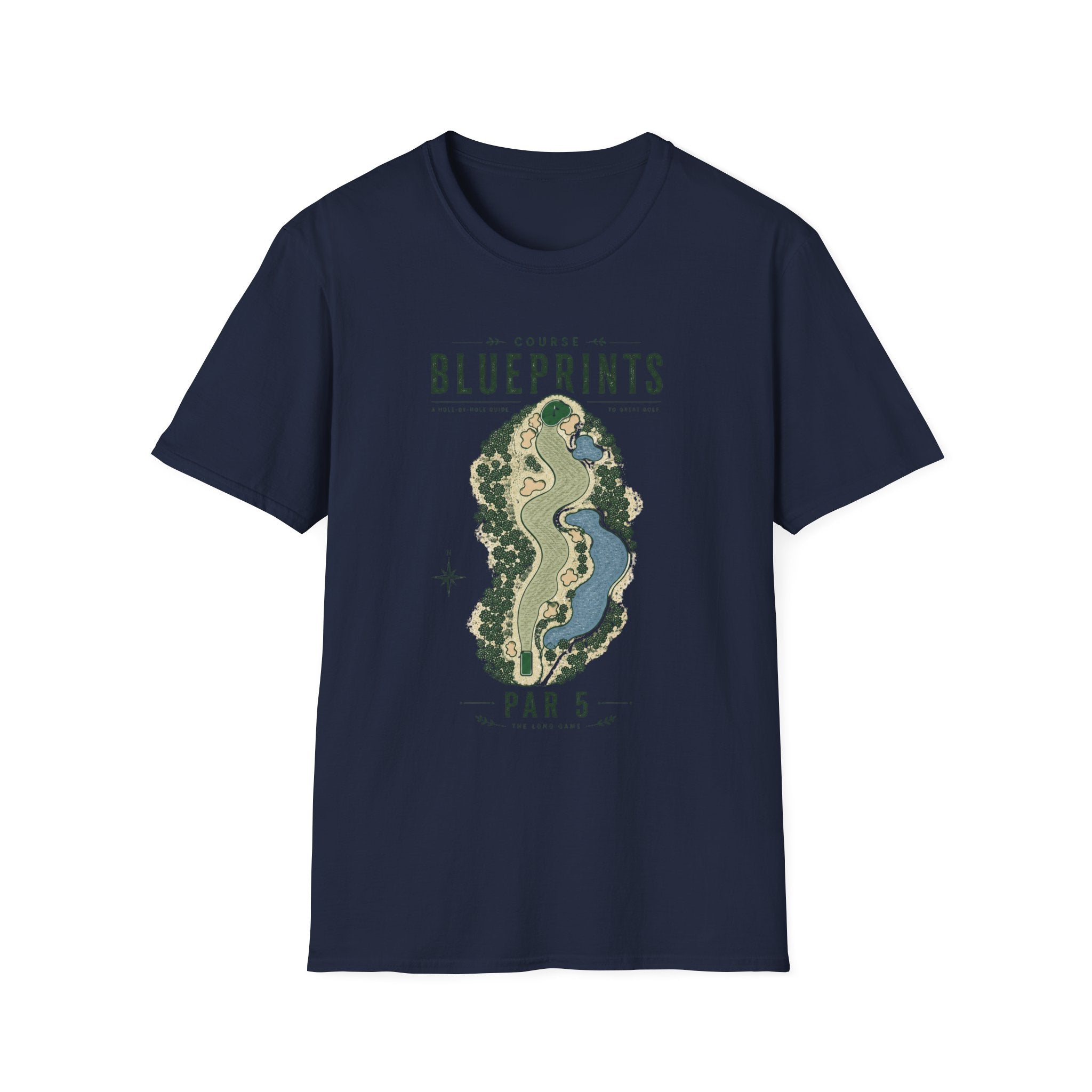 Golf Course Blueprint - T-Shirt