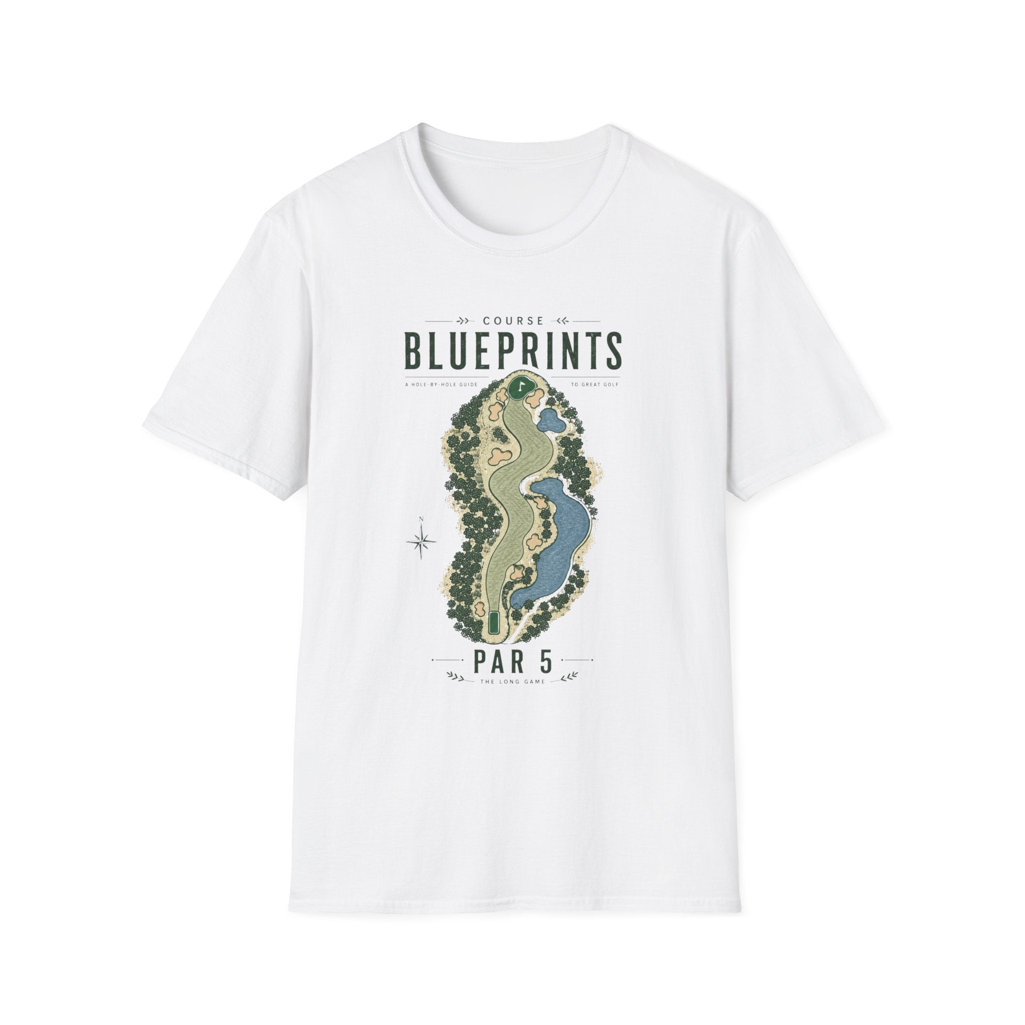 Golf Course Blueprint - T-Shirt