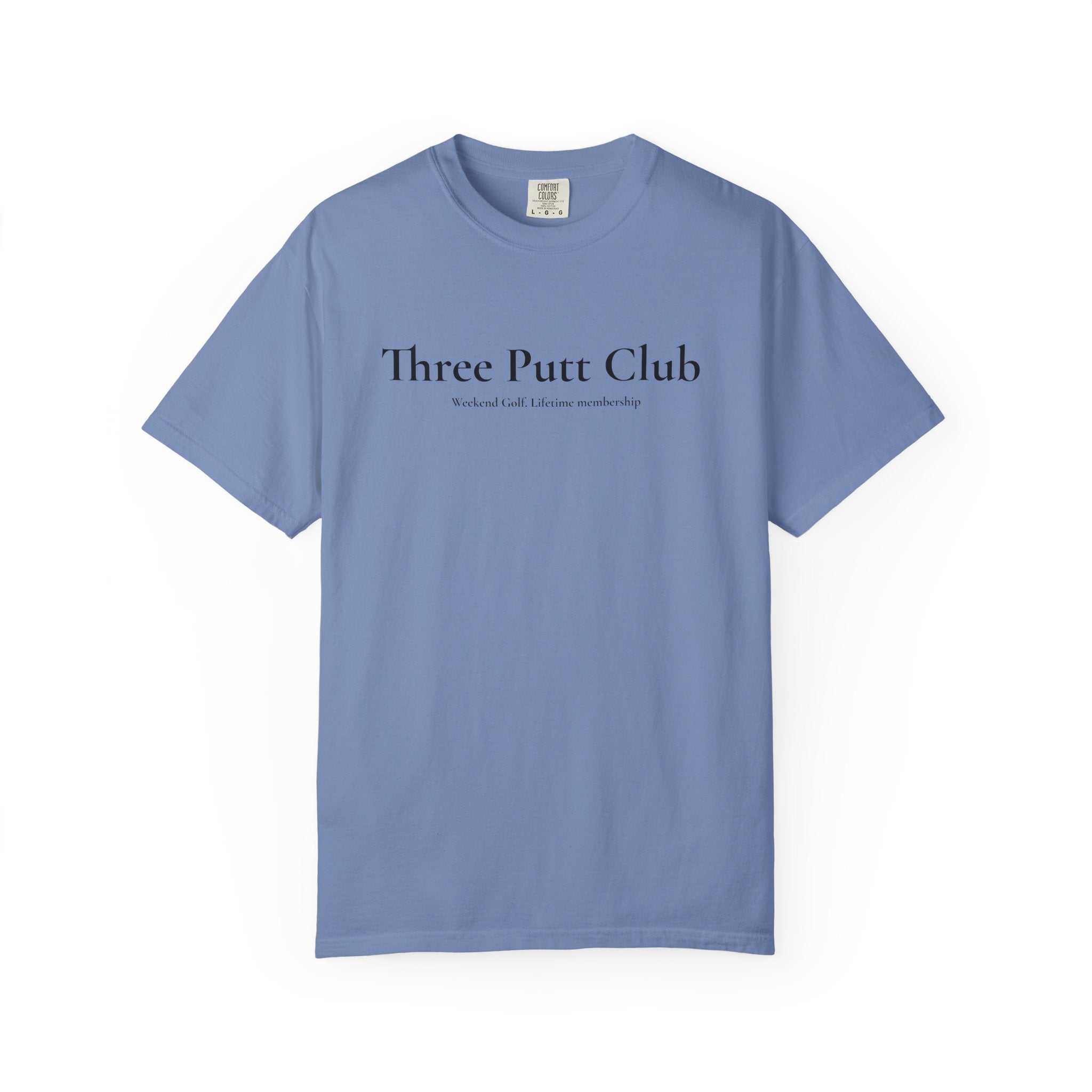 Three Putt Club Golf T‑Shirt — Vintage Course Logo Tee