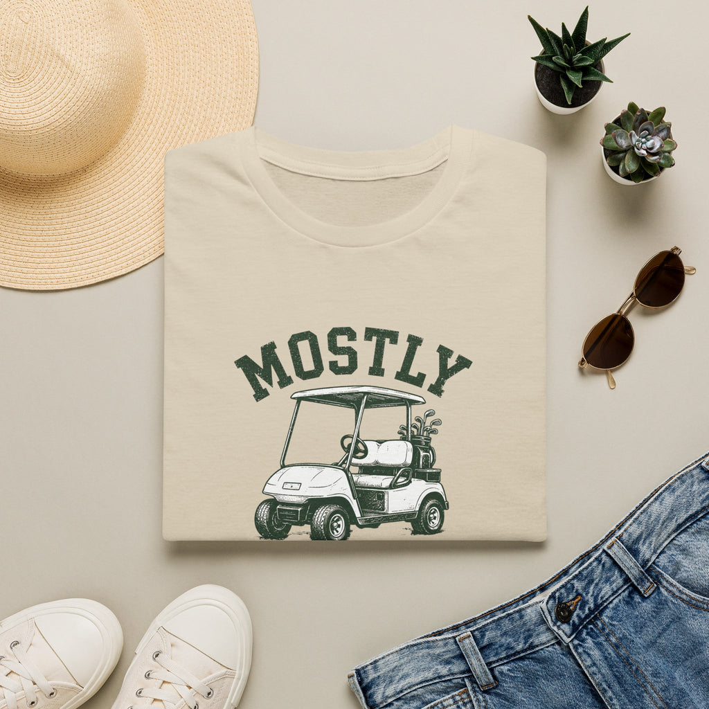 Mostly Here for the Cart - T-Shirt