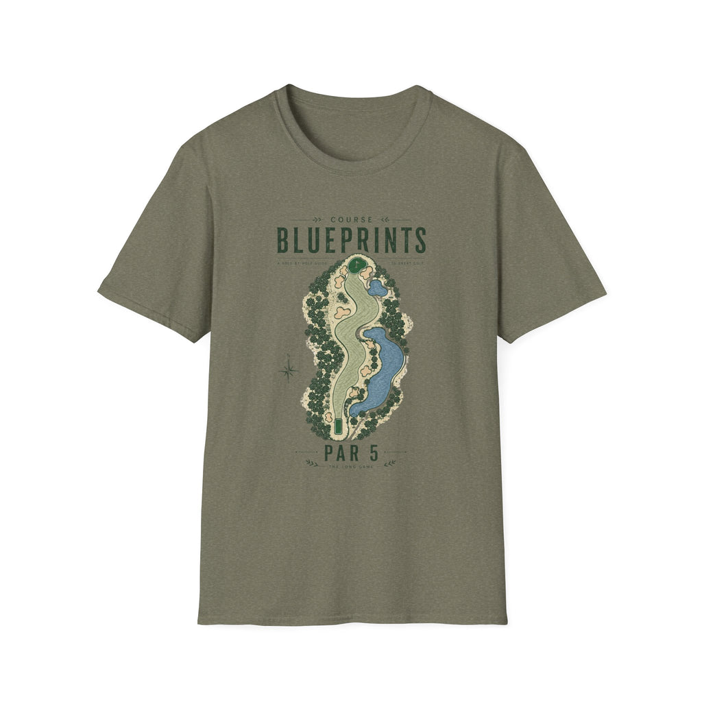 Golf Course Blueprint - T-Shirt