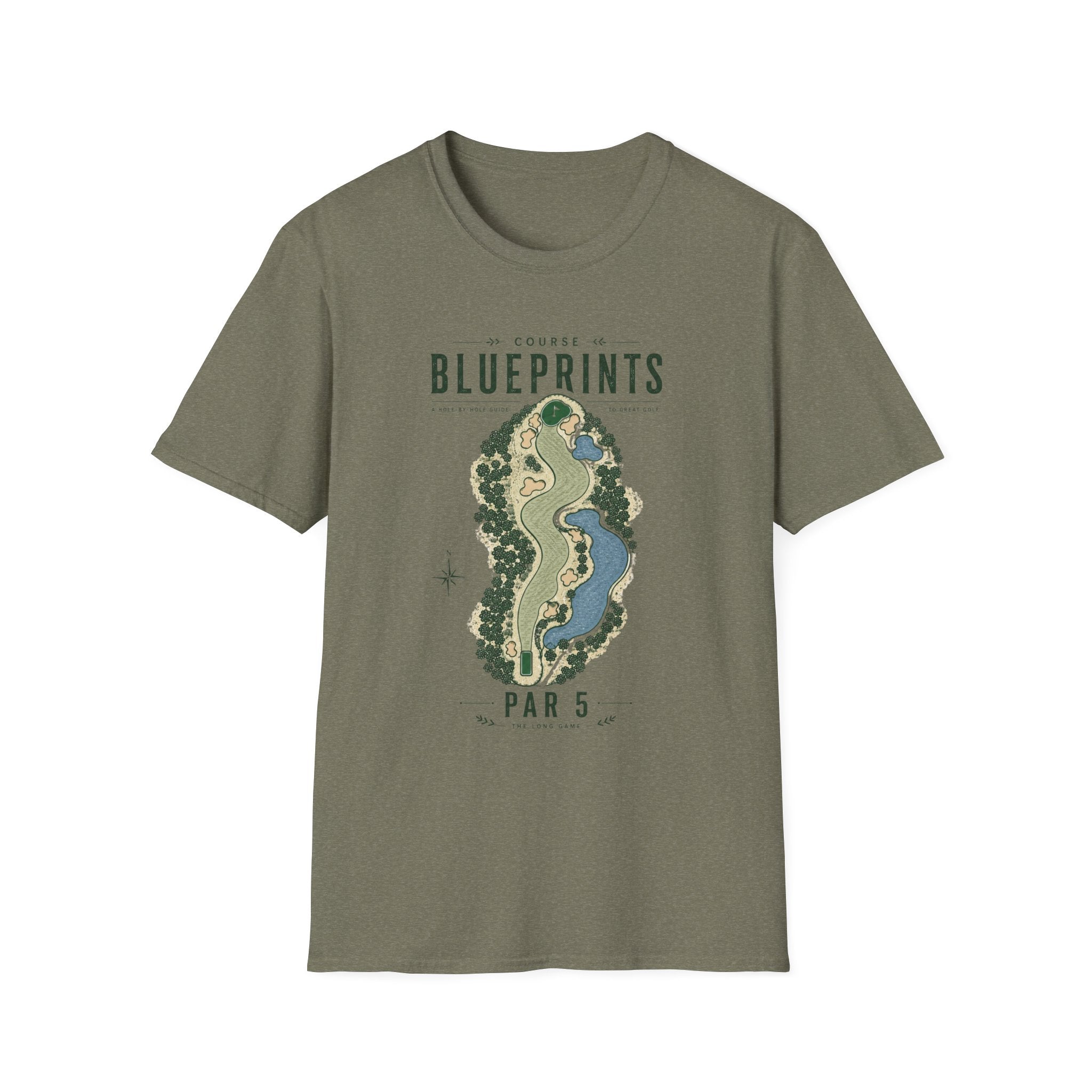 Golf Course Blueprint - T-Shirt