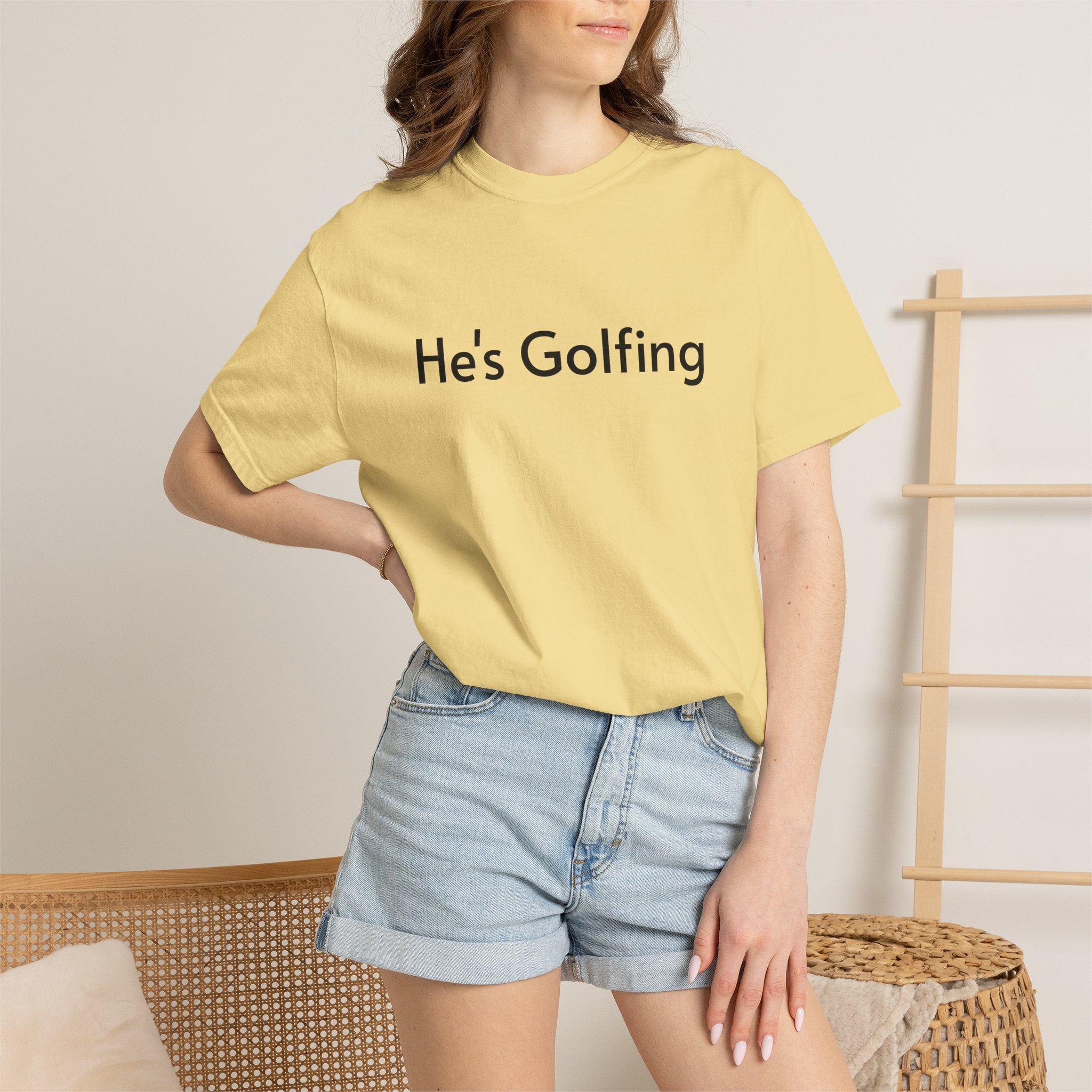 He's Golfing - T-Shirt