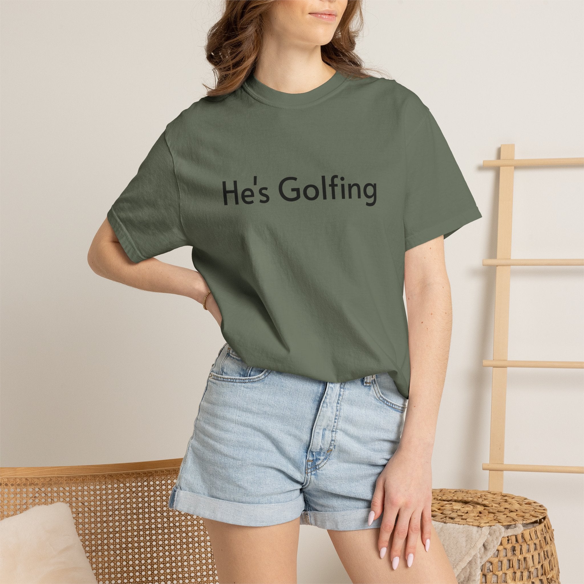 He's Golfing - T-Shirt