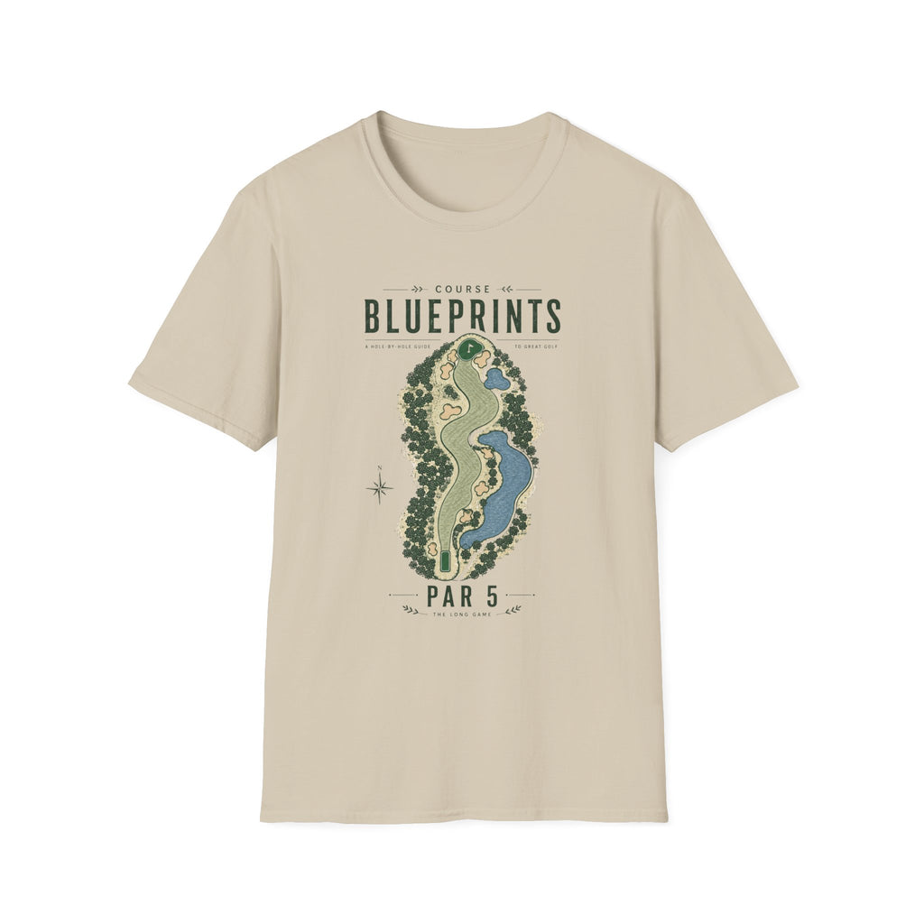 Golf Course Blueprint - T-Shirt