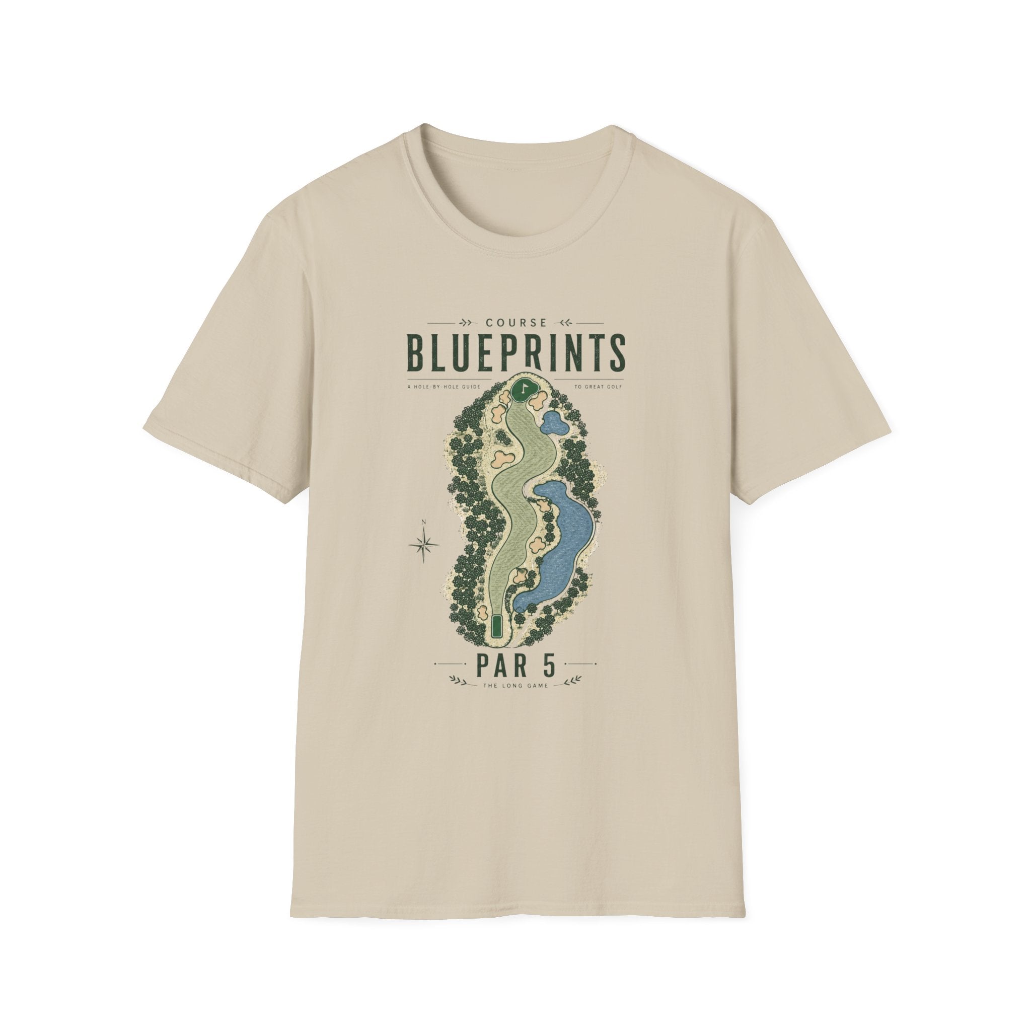 Golf Course Blueprint - T-Shirt