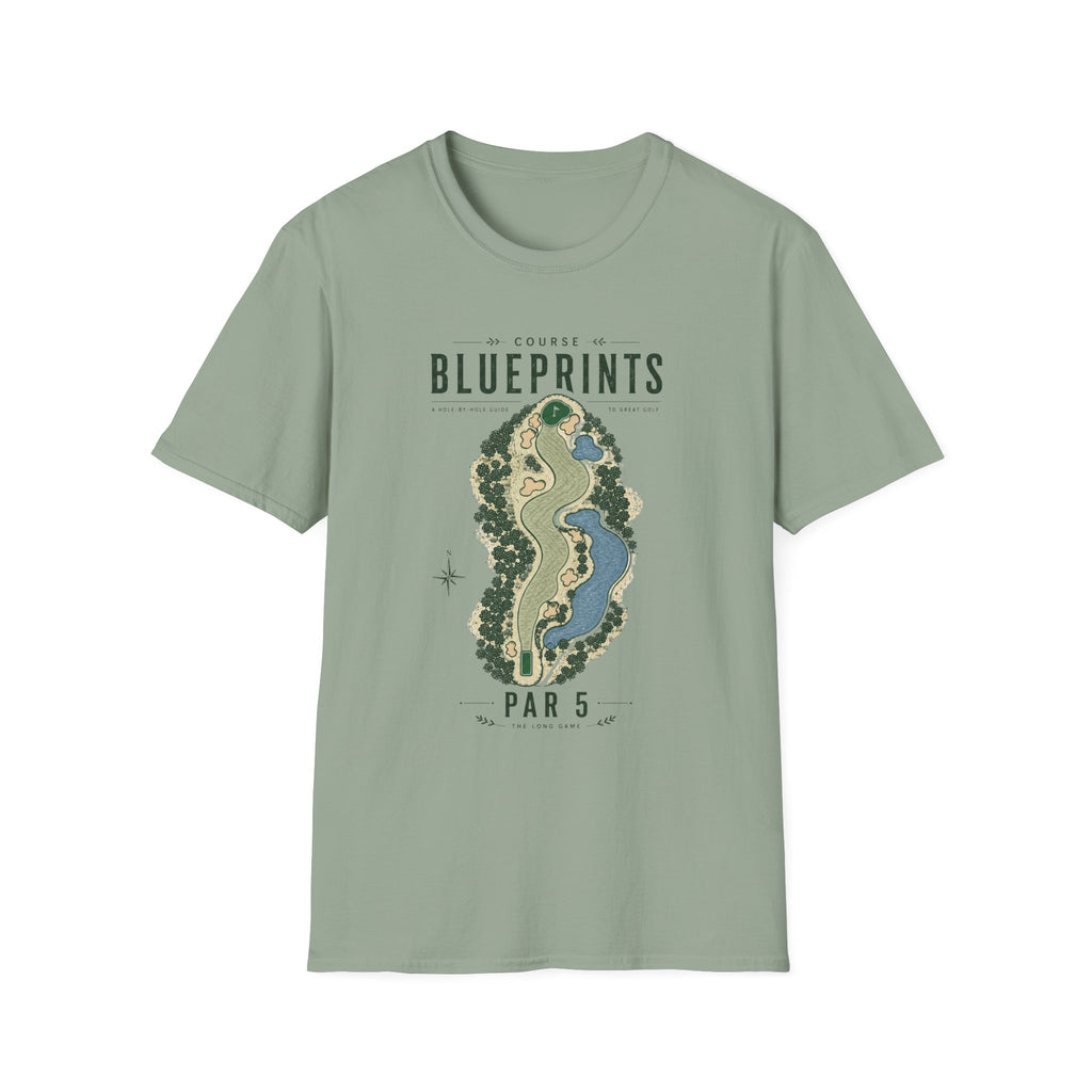 Golf Course Blueprint - T-Shirt