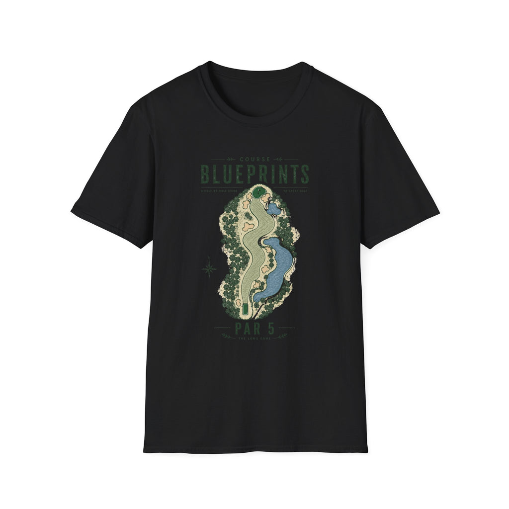 Golf Course Blueprint - T-Shirt