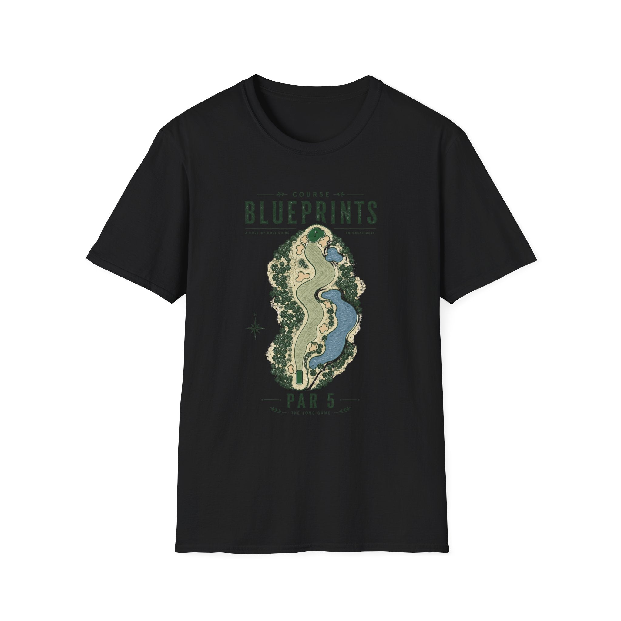 Golf Course Blueprint - T-Shirt