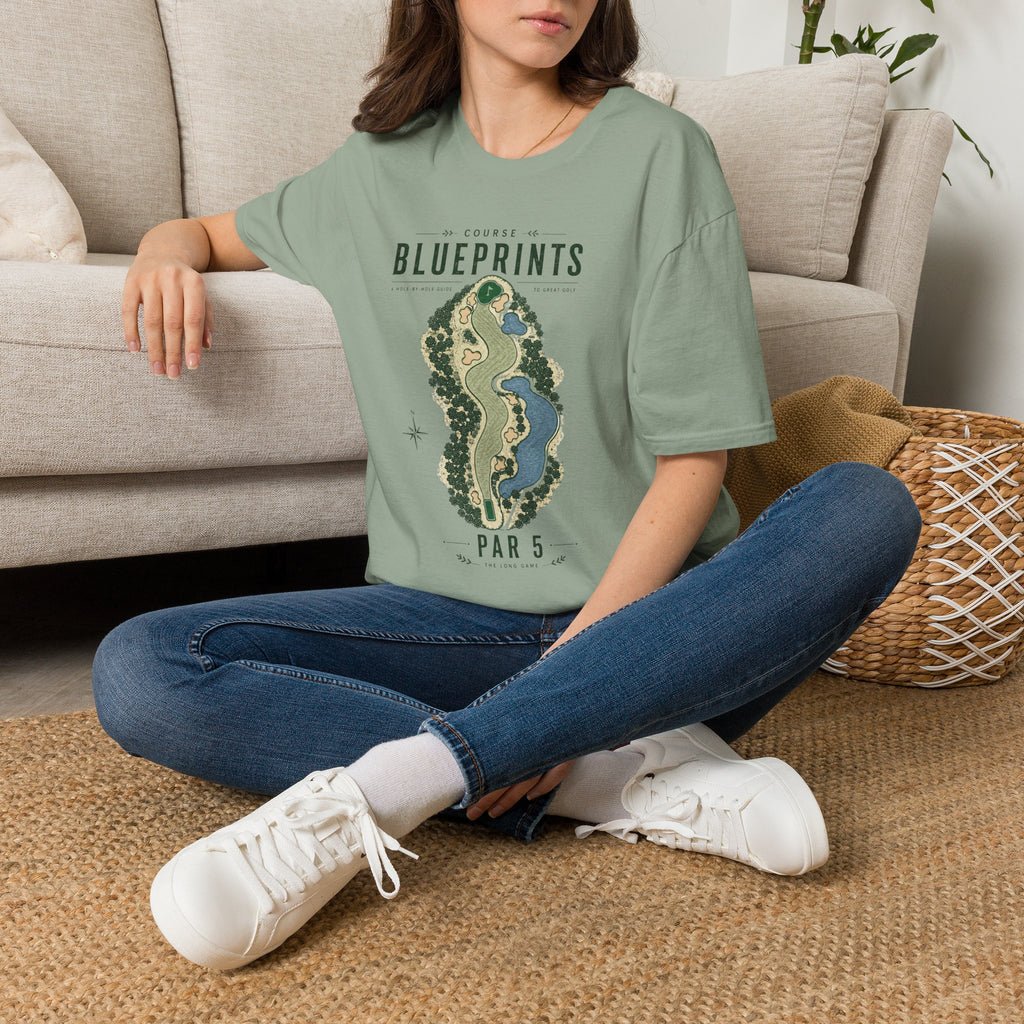 Golf Course Blueprint - T-Shirt