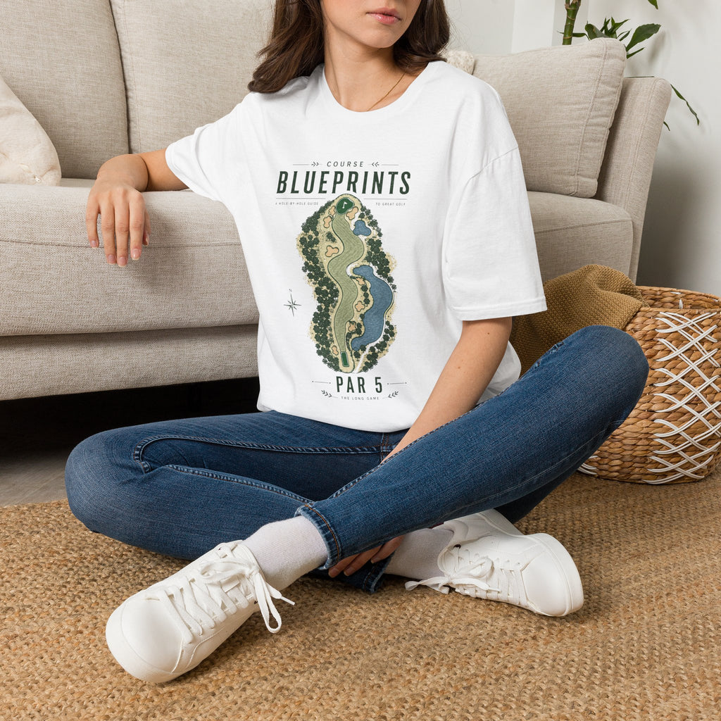 Golf Course Blueprint - T-Shirt